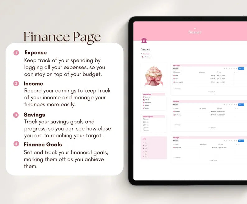 Premediboy Student Planner — Coquette Aesthetic Notion Template